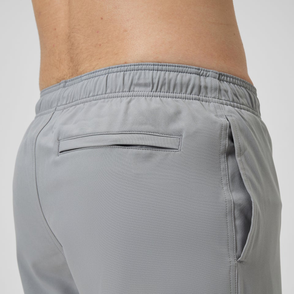 Maillot de bain Classic couleur unie Rondo Edge Volley 18 po pour hommes, gris