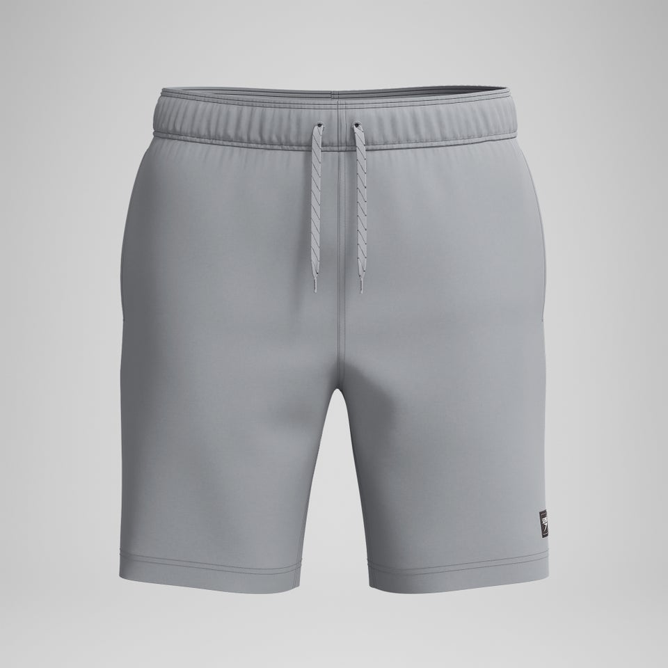 Maillot de bain Classic couleur unie Rondo Edge Volley 18 po pour hommes, gris