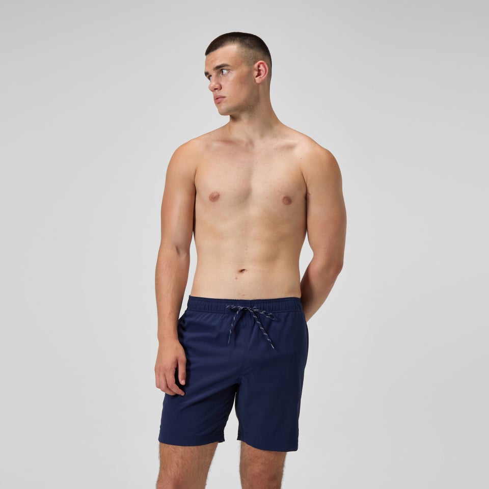 Men's Classic Solid Rondo Edge Volley 18" Swim Trunks Navy