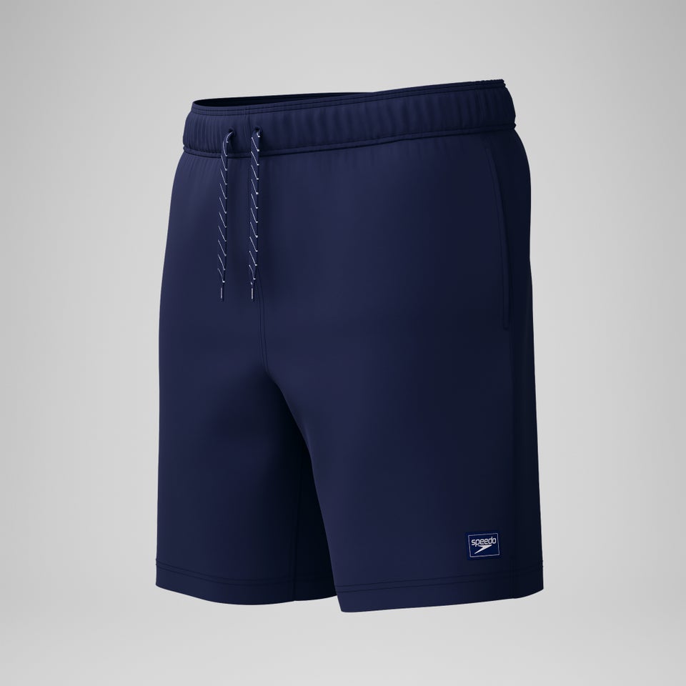 Men's Classic Solid Rondo Edge Volley 18" Swim Trunks Navy