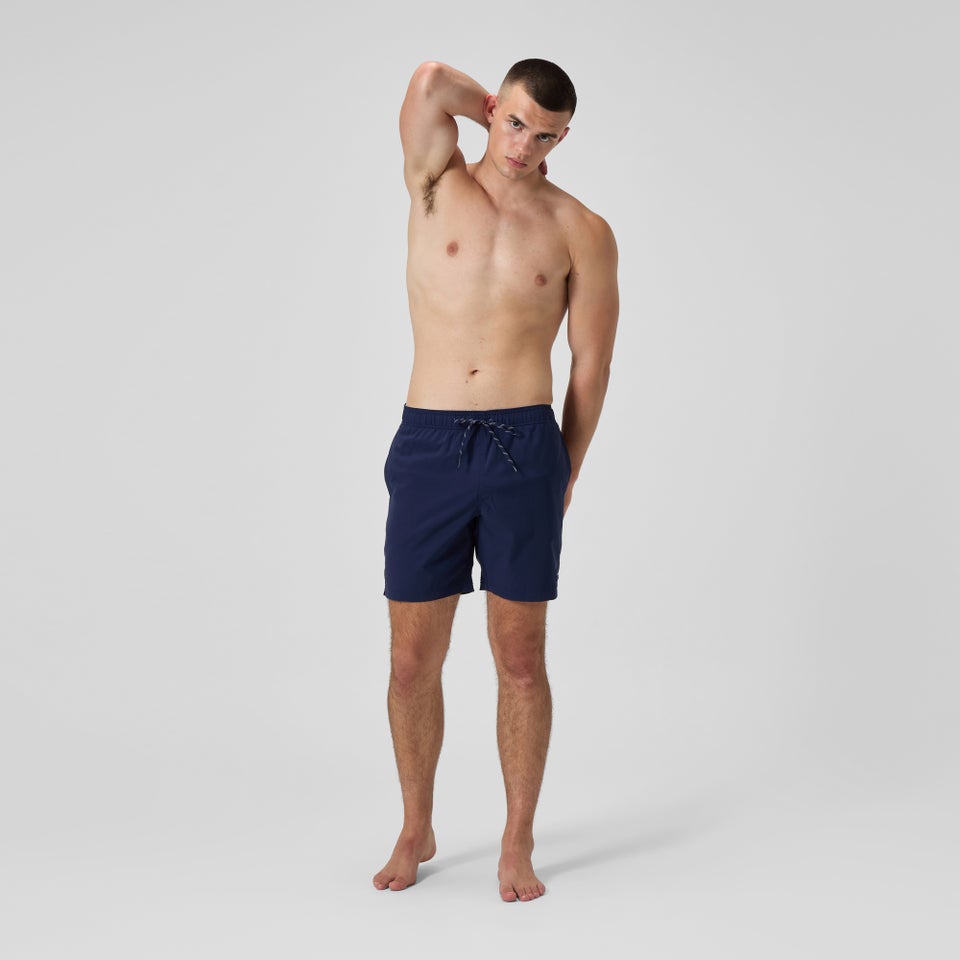 Men's Classic Solid Rondo Edge Volley 18" Swim Trunks Navy
