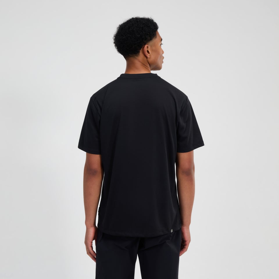 Men's Relaxed Short Sleeve Tech Tee - Black
