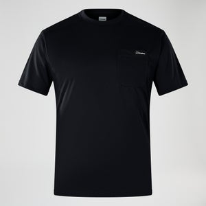 Men's Relaxed Short Sleeve Tech Tee - Black