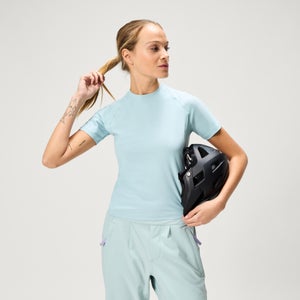 SULTRAC kurzärmeliges T-Shirt für Damen - Blau - 2XL