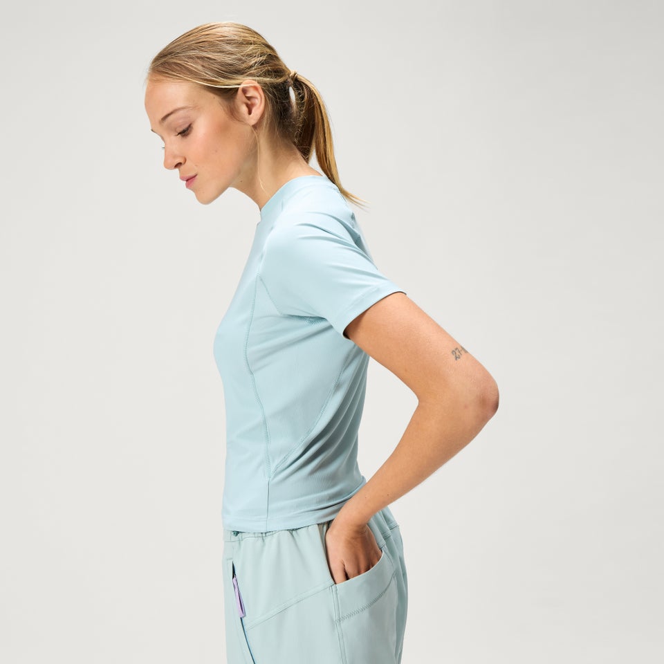 SULTRAC kurzärmeliges T-Shirt für Damen - Blau