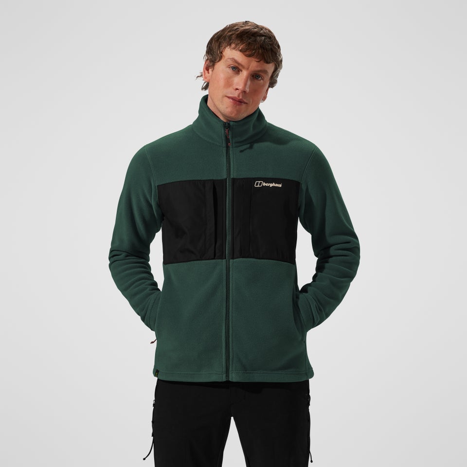 Prism Guide InterActive Polartec Fleecejacke für Herren - Grün/Schwarz