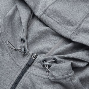 CANTERBURY M VAPODRI FZ TEMPO HOODIE AM GREY MARL