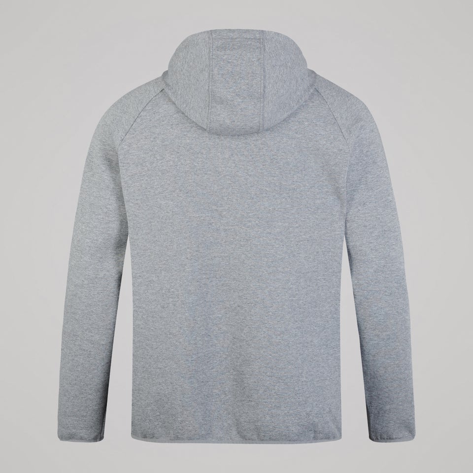 Mens Vapodri Full Zip Tempo Hoody Grey Marl