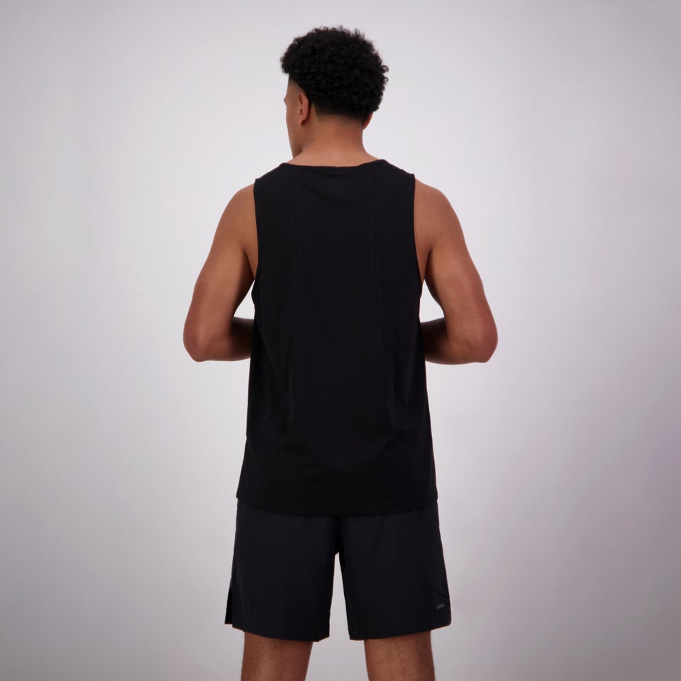 Mens Vapodri Tempo Singlet Black