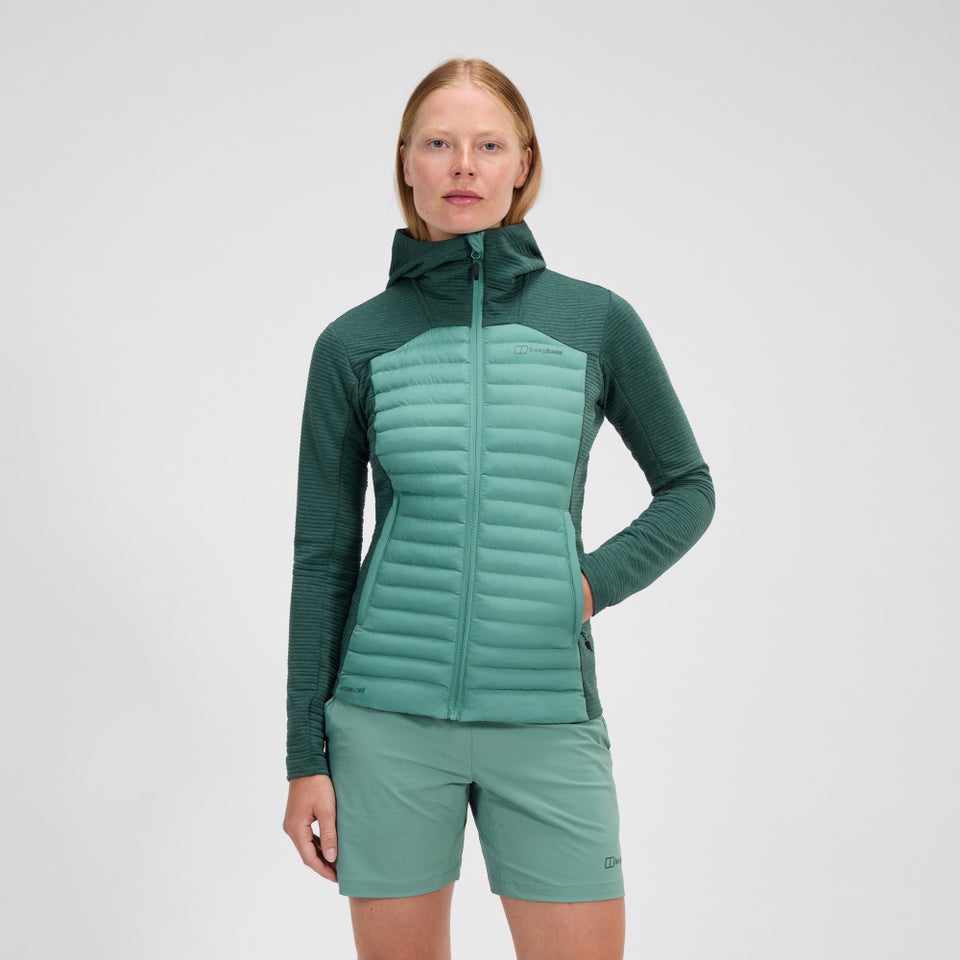 Nula Hybrid Jacke für Damen - Grün