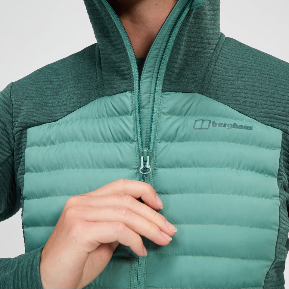 Nula Hybrid Jacke für Damen - Grün