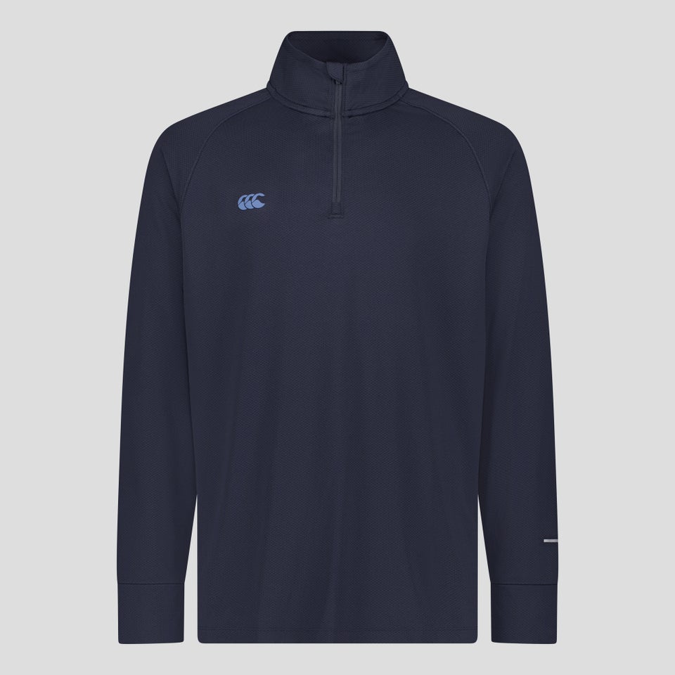 Mens Tempo+ 1/4 Zip Training Top Navy