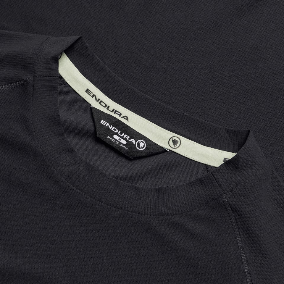 SULTRAC langärmeliges T-Shirt für Herren - Schwarz