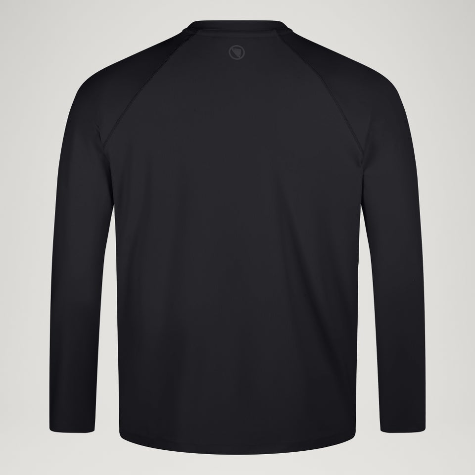 SULTRAC langärmeliges T-Shirt für Herren - Schwarz