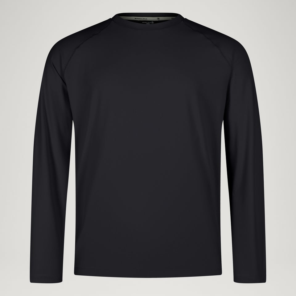 SULTRAC langärmeliges T-Shirt für Herren - Schwarz