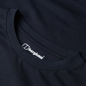 Berghaus Big Logo Langarm Shirt für Herren - Schwarz