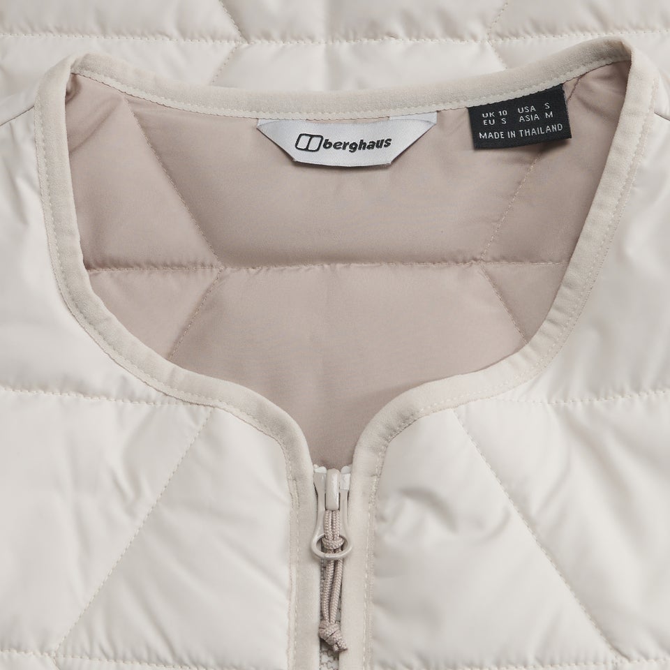 Netherdene Quilted Vest für Damen - Grau