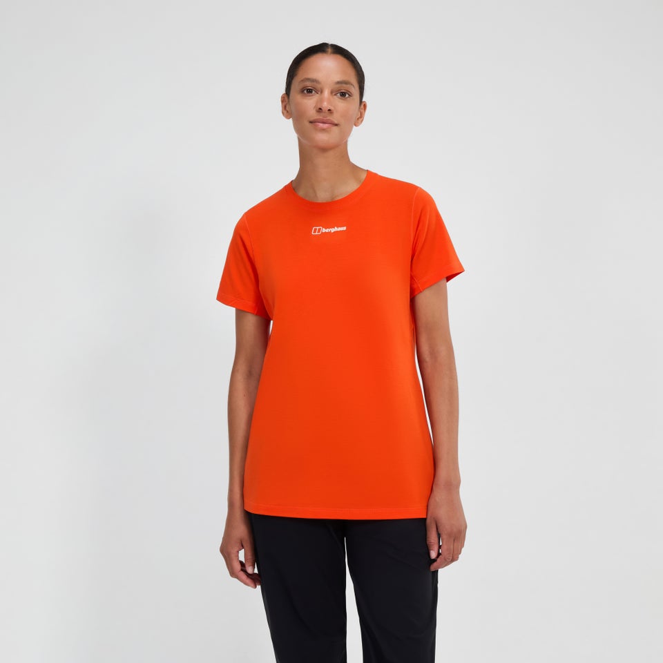 Women's Berghaus Delta Short Sleeve Tech Tee - Orange
