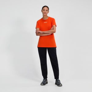 Women's Berghaus Delta Short Sleeve Tech Tee - Orange - 10