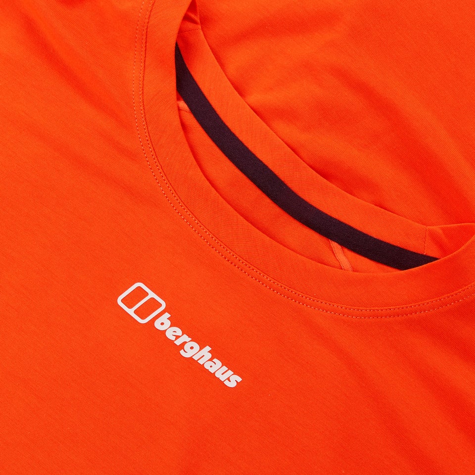 Women's Berghaus Delta Short Sleeve Tech Tee - Orange