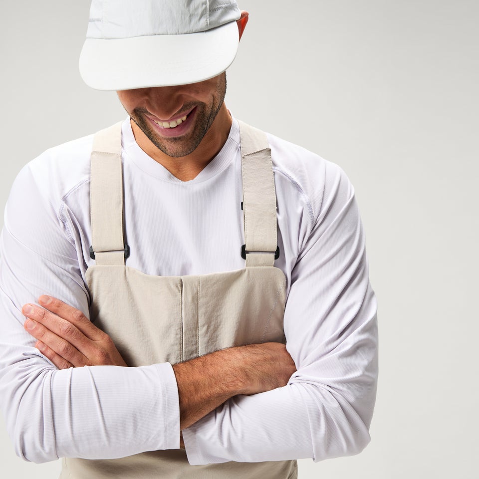 SULTRAC Cargo-Trägerhose für Herren - Grau