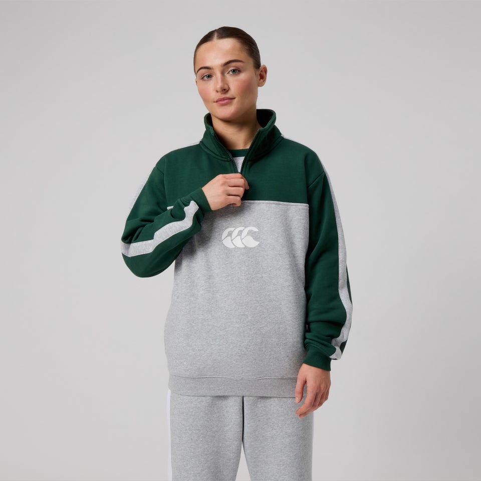 WOMENS LEGENDS QUARTER-ZIP GREY