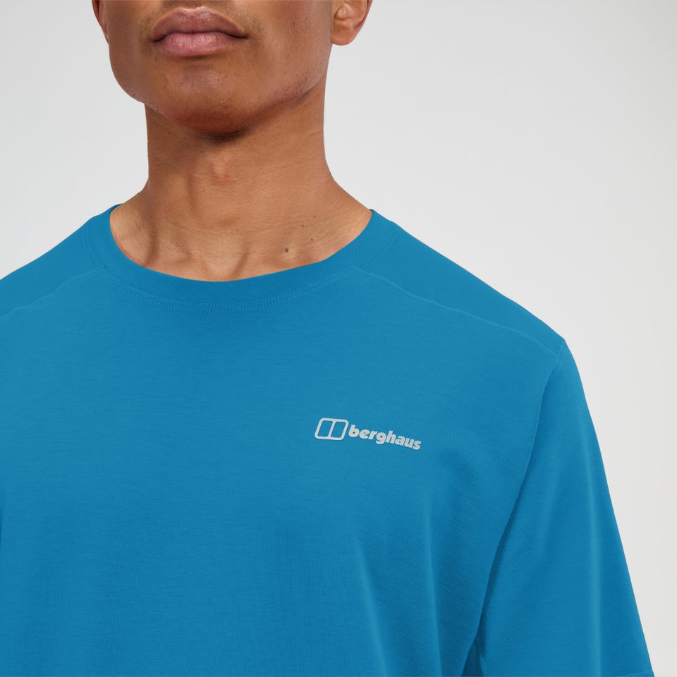 Men's Berghaus Delta Short Sleeve Tech Tee - Blue