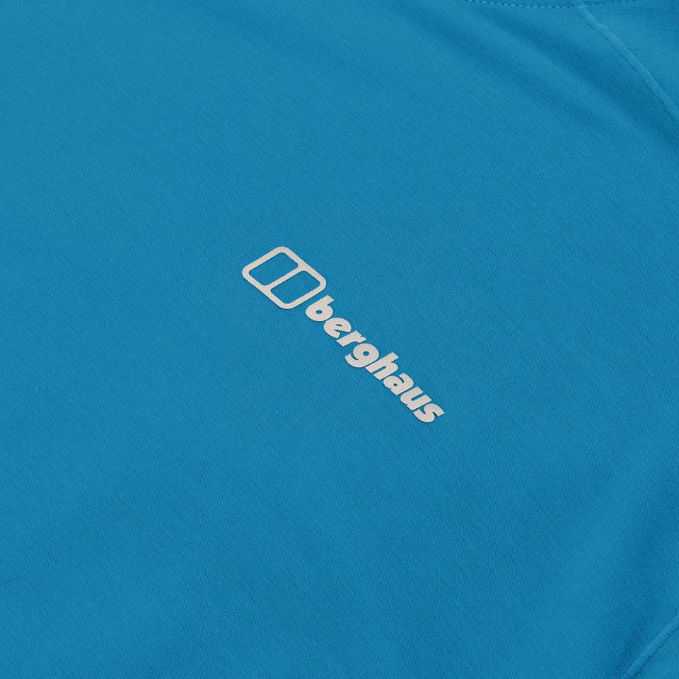 Men's Berghaus Delta Short Sleeve Tech Tee - Blue