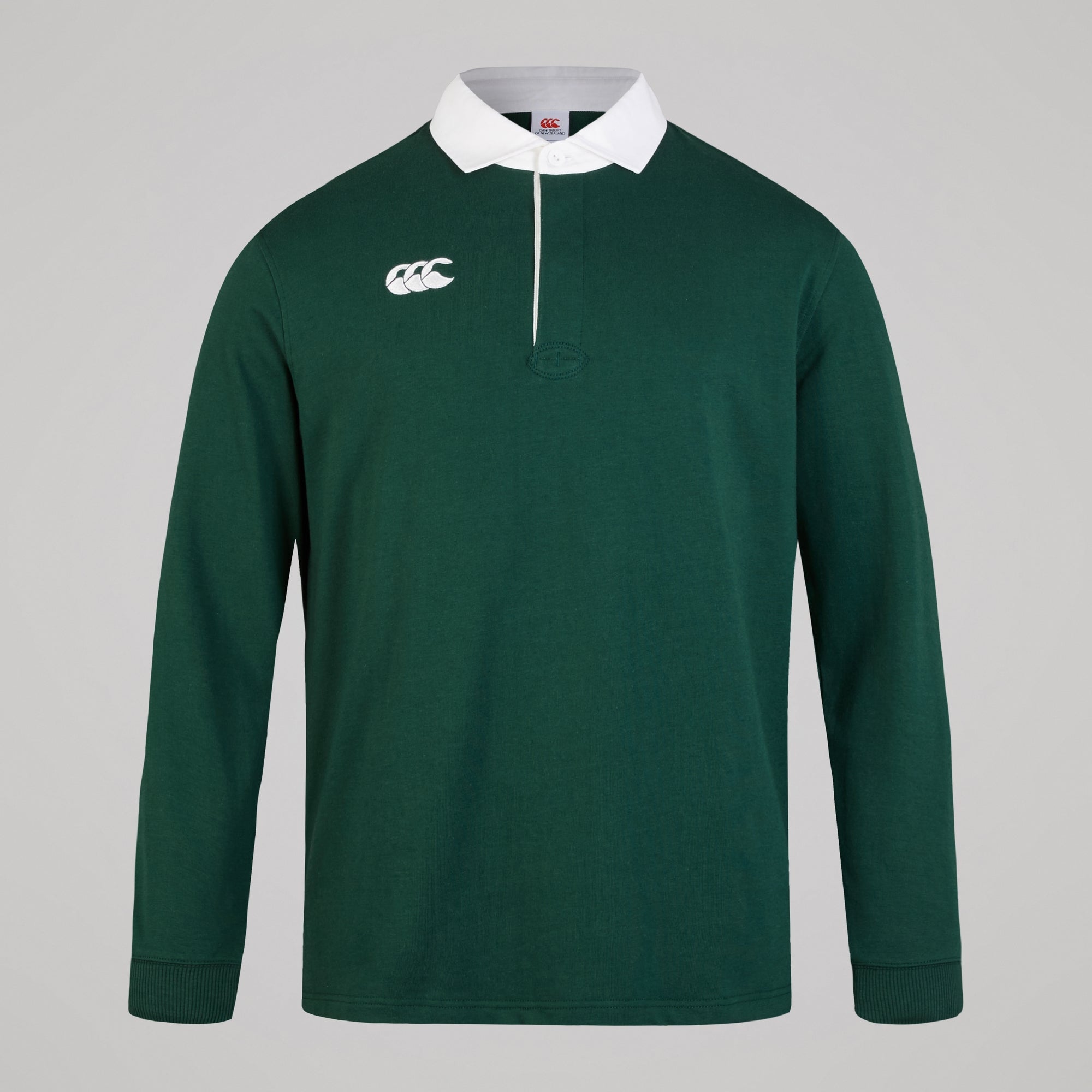 Mens Solid Dye Rugby Jersey Green | Canterbury