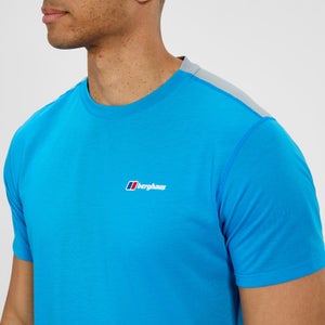 Men's Terrain Trek Tech Tee - Blue/Grey