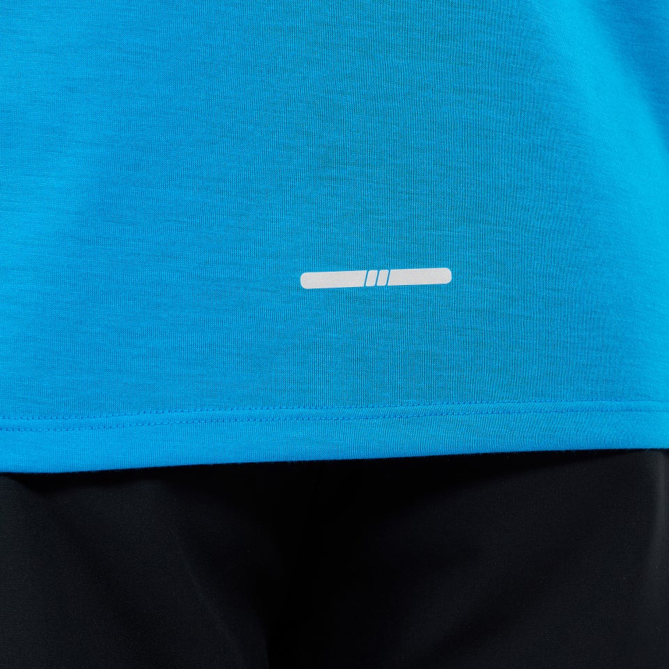 Men's Terrain Trek Tech Tee - Blue/Grey