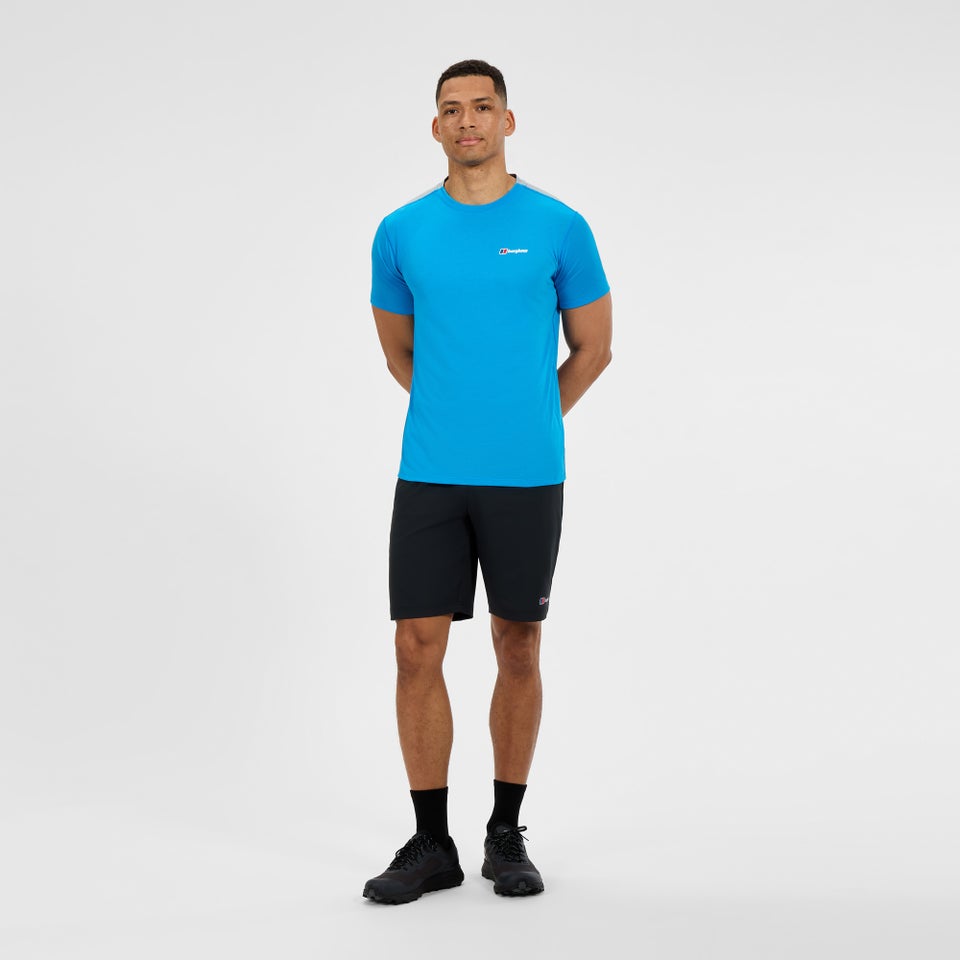 Men's Terrain Trek Tech Tee - Blue/Grey