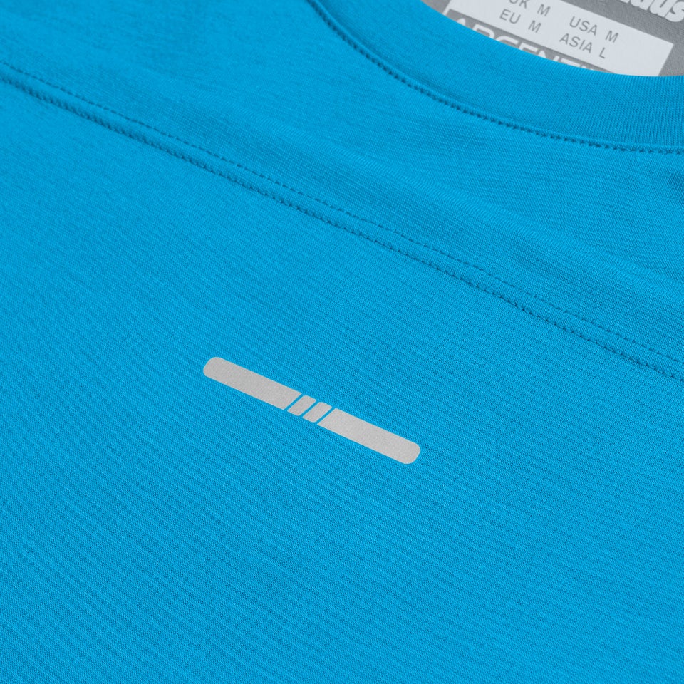 Men's Terrain Trek Tech Tee - Blue/Grey