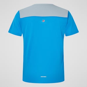 Men's Terrain Trek Tech Tee - Blue/Grey