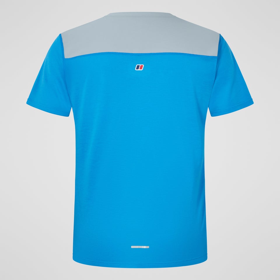 Men's Terrain Trek Tech Tee - Blue/Grey