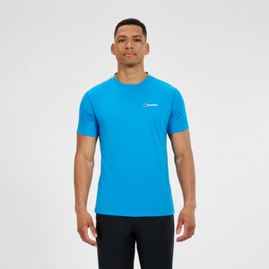 Men's Terrain Trek Tech Tee - Blue/Grey