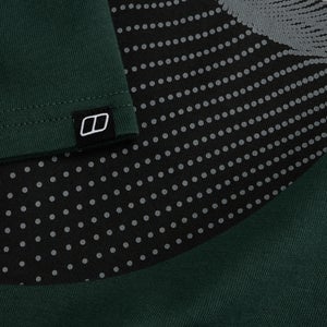 Dotted Mountain Tee für Herren - Grün