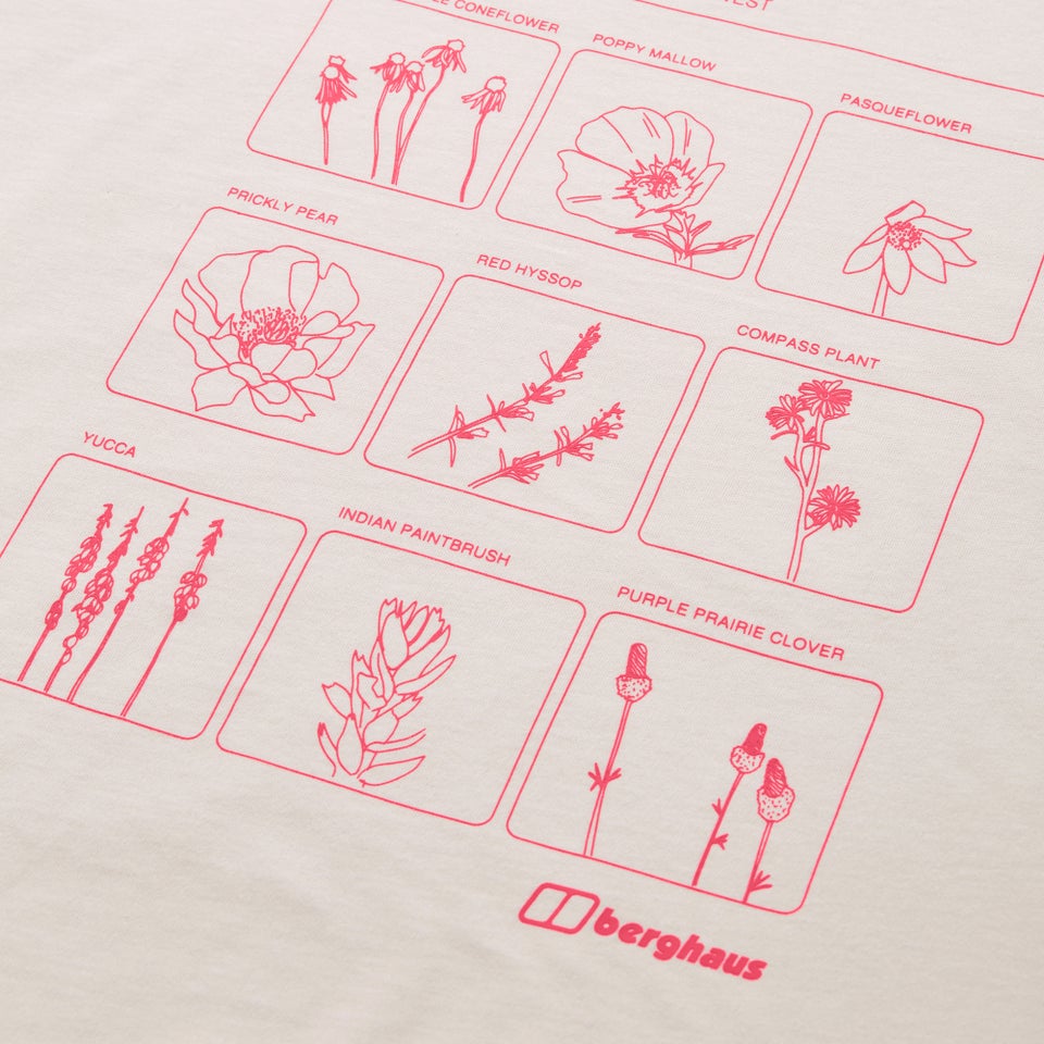 Mount Botany Kurzarm Shirt für Damen - Grau