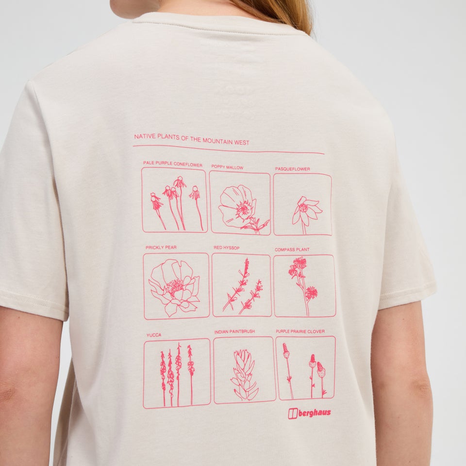 Mount Botany Kurzarm Shirt für Damen - Grau