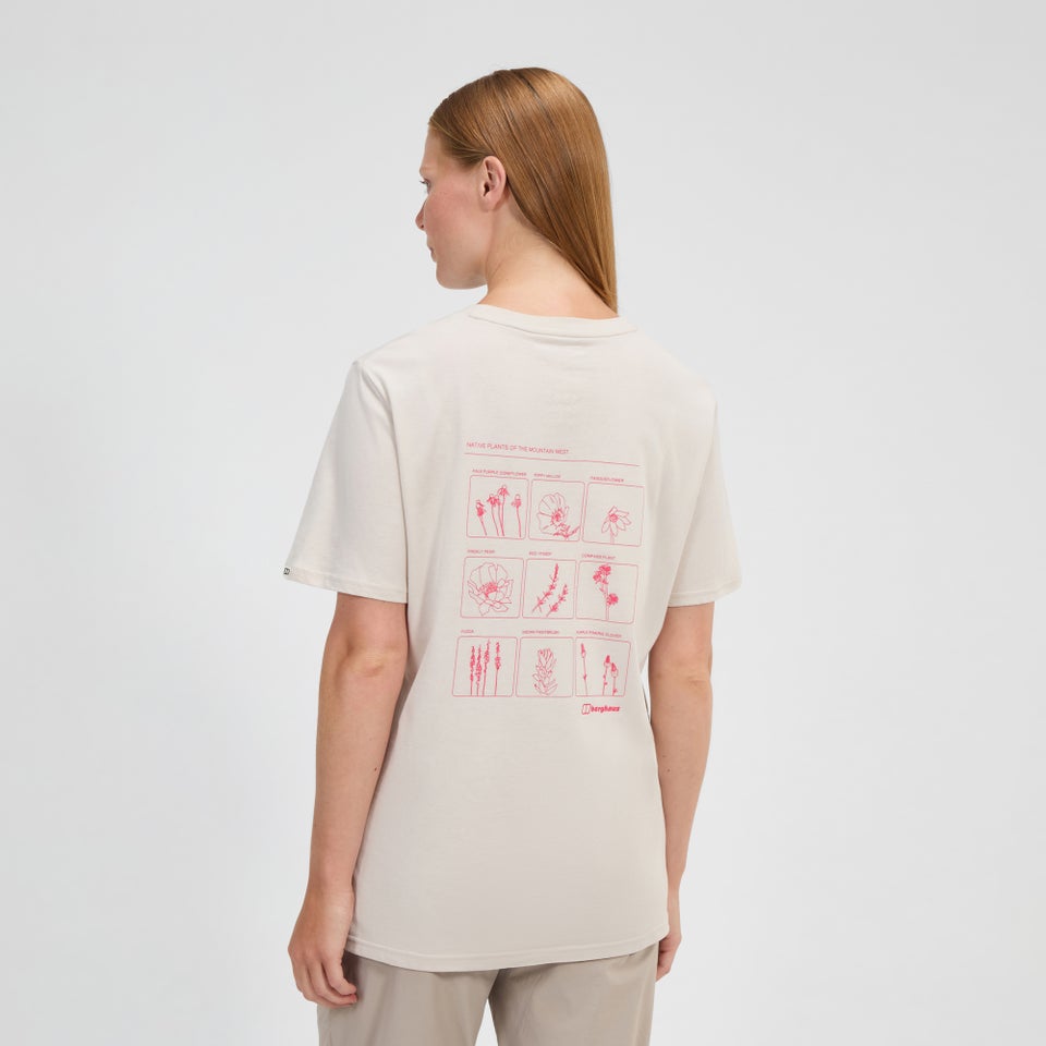 Mount Botany Kurzarm Shirt für Damen - Grau