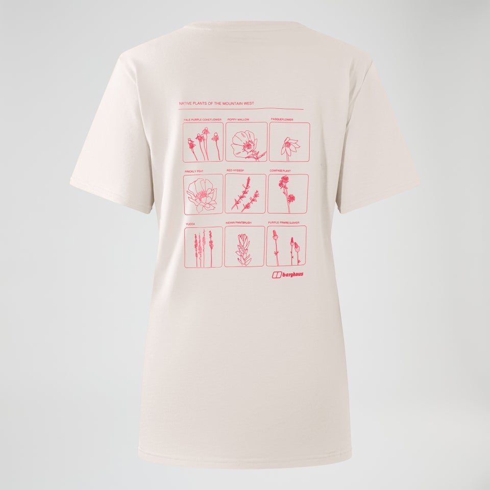 Mount Botany Kurzarm Shirt für Damen - Grau