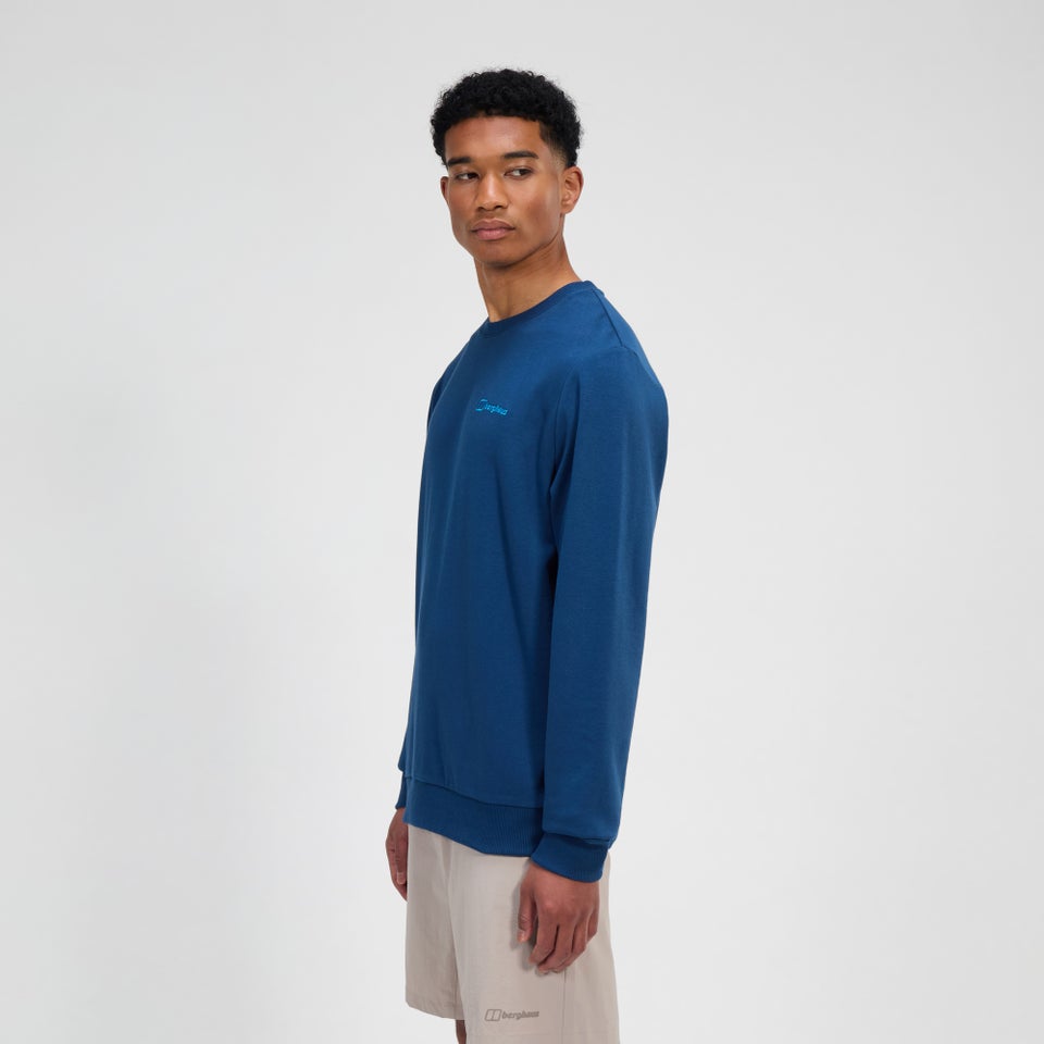 Men's Logo Crew Light - Blue