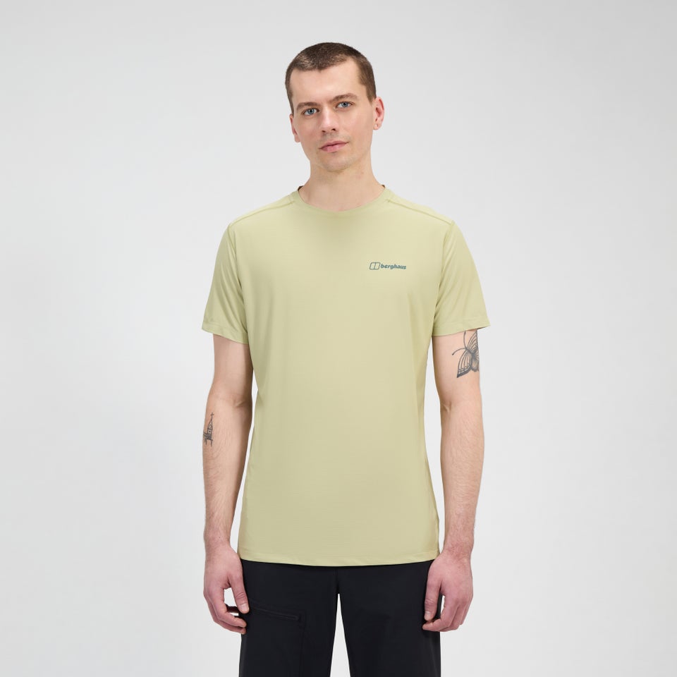 24/7 Short Sleeve Tech T-Shirt für Herren - Beige
