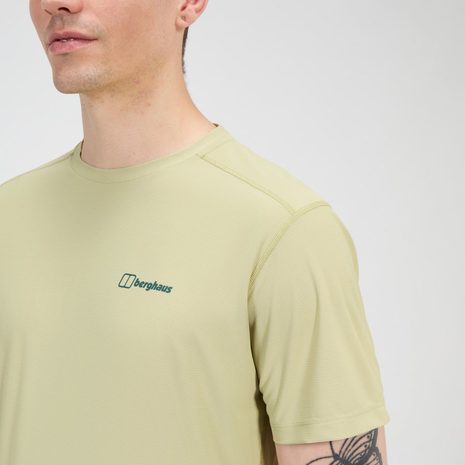 24/7 Short Sleeve Tech T-Shirt für Herren - Beige