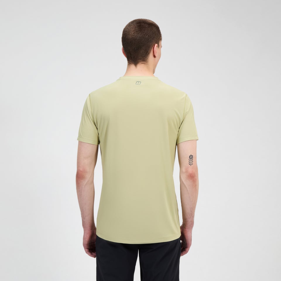 24/7 Short Sleeve Tech T-Shirt für Herren - Beige