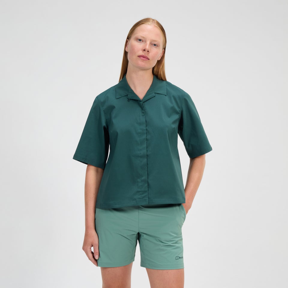 Women's Explorer Short Sleeve Overshirt - Green