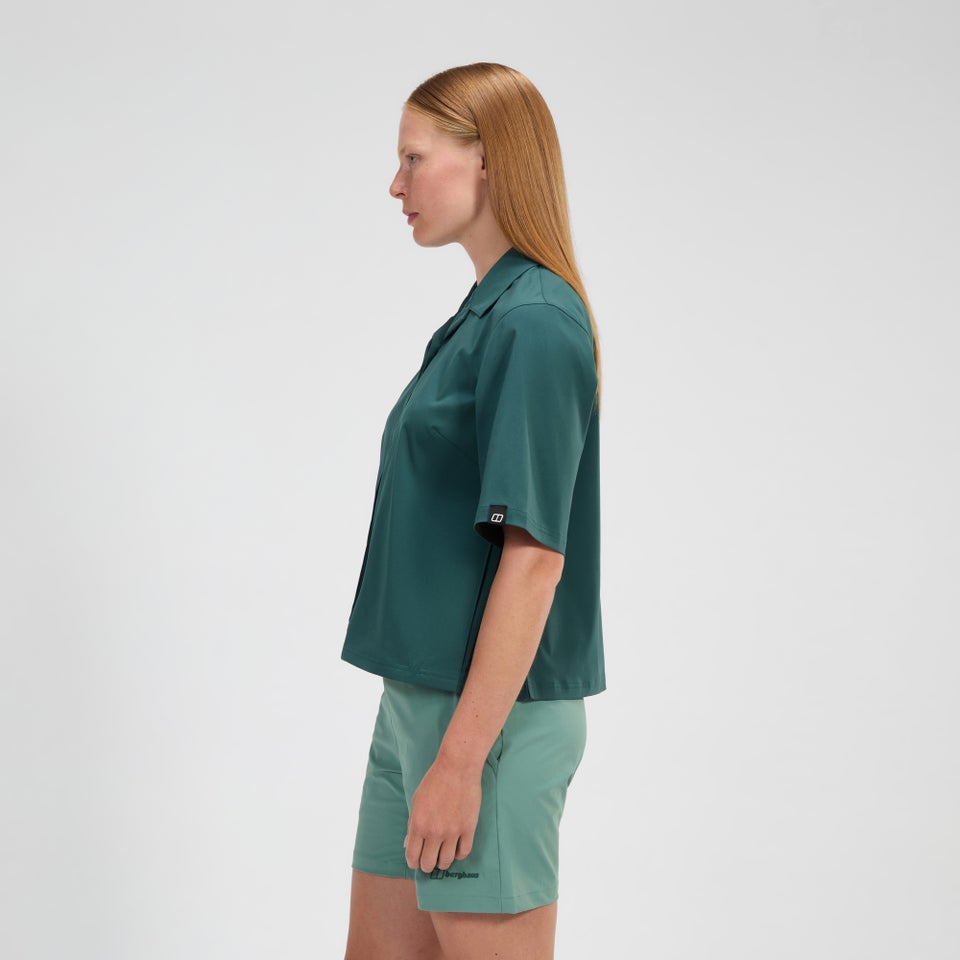 Women's Explorer Short Sleeve Overshirt - Green