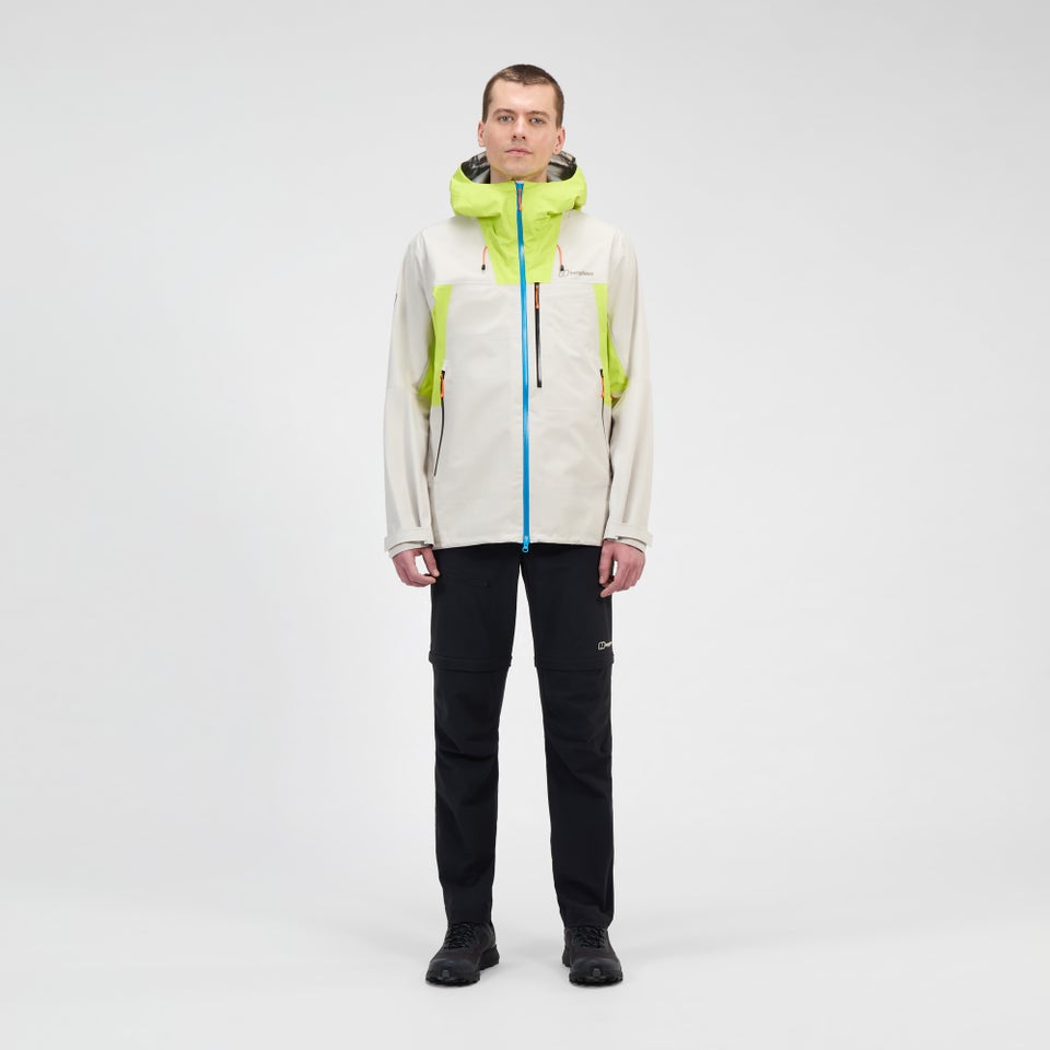 Men's Ridge-Seeker Gore-Tex Waterproof Jacket - Grey/Yellow