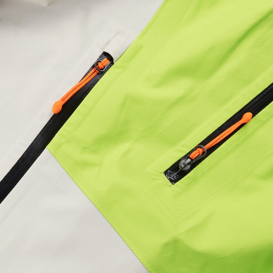 Wasserdichte Ridge-Seeker Herren-Gore-Tex Jacke - Grau/Gelb