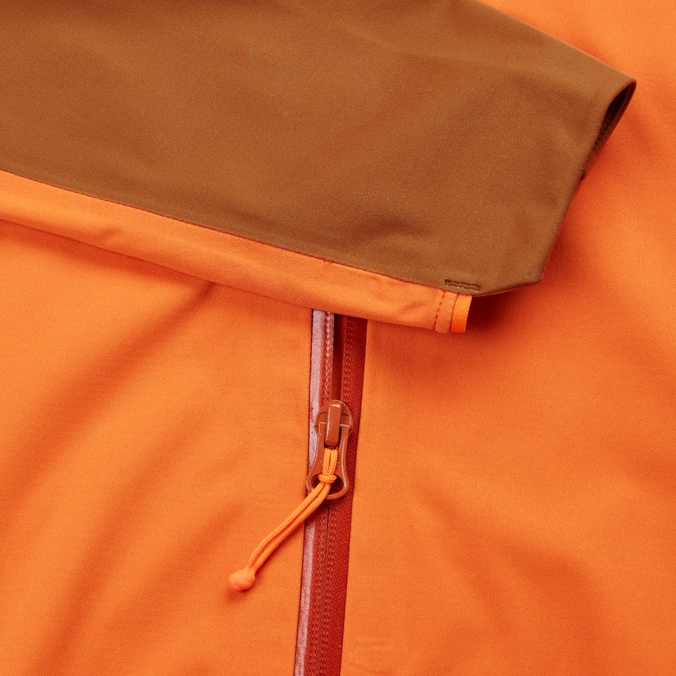 Softshell Ridge-Roamer Damen-Jacke - Orange/Braun